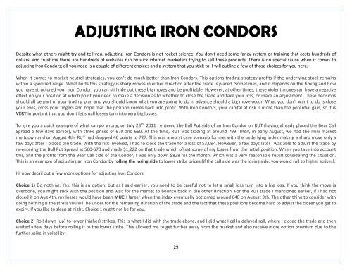 Bullshit Free Guide to Iron Condors - Options trading IQ