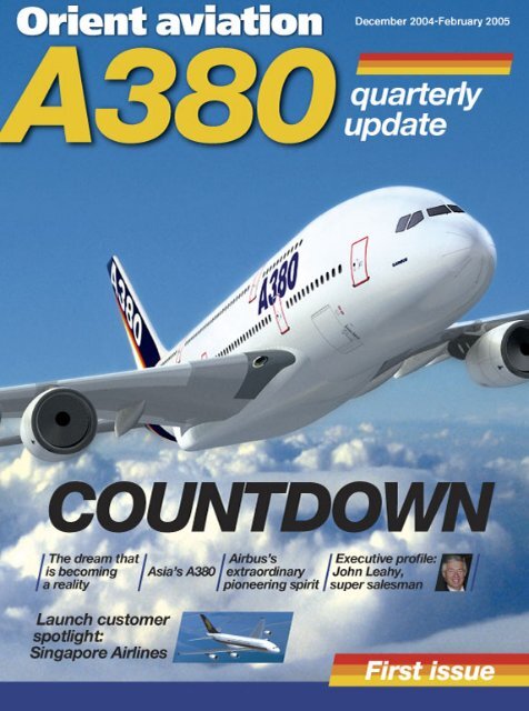 A380: the countdown is on - Orient Aviation