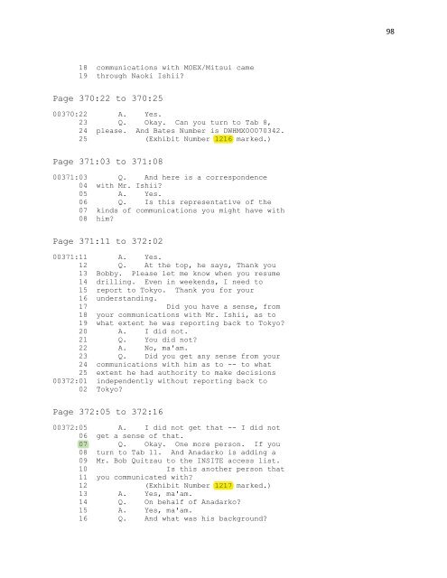 Deposition Testimony of: Robert Bodek - Broadcast Interactive Media