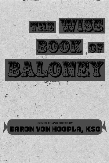 The Wise Book of Baloney - Principia Discordia