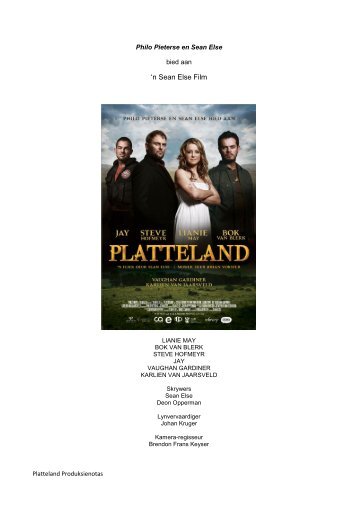 „n Sean Else Film - Platteland