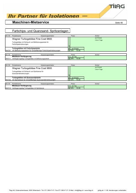 Stichwortverzeichnis A B C D - Tilag AG