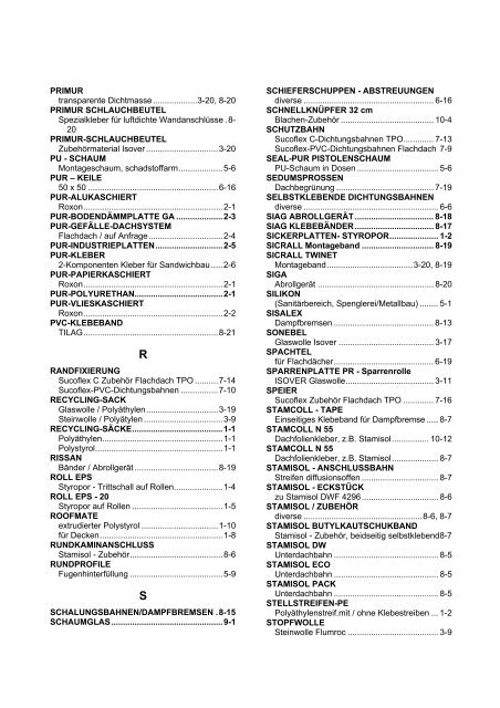 Stichwortverzeichnis A B C D - Tilag AG