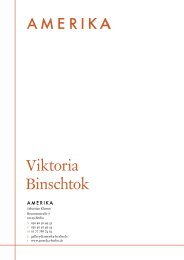 Viktoria Binschtok - Amerika-berlin.de