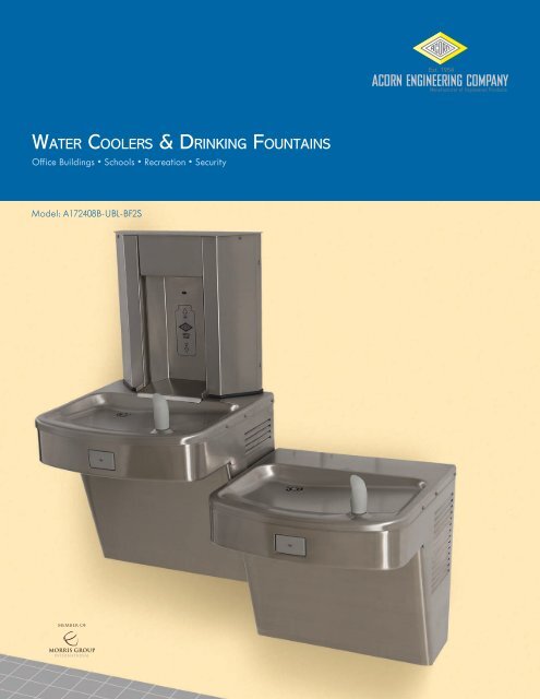 Water Coolers Drinking Fountains Brochure Acorn Engineering Water Coolers Drinking Fountains Brochure Acorn Engineering