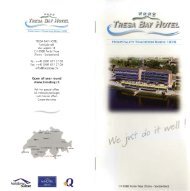 Page 1 TRESA BAY HOTEL Famiglia Iseli \/ia Lugano 18 CH 6988 ...