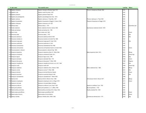 Vascular Plants