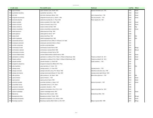 Vascular Plants