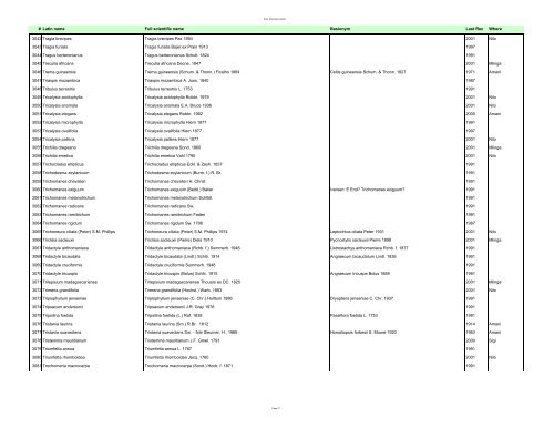 Vascular Plants