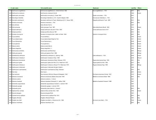 Vascular Plants