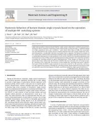 Hysteresis behaviors of barium titanate single crystals based