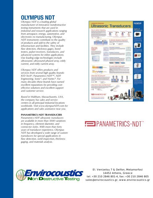 Ultrasonic Transducers - Envirocoustics