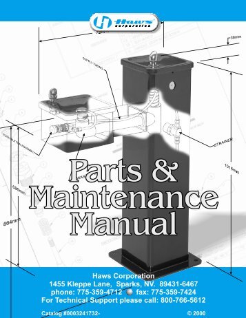 Parts & Maintenance Manual - Haws Corporation