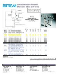 Vertical Electropolished Stainless Steel Bubblers - Strem Chemicals ...