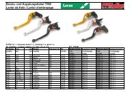 Levier de Frein Court APRILIA DUCATI KTM TRIUMPH MOTO MORINI BIMOTA