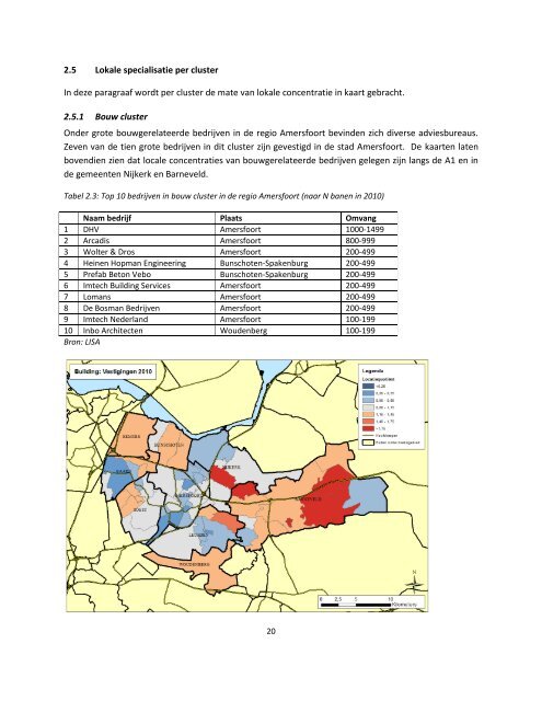 Vitale bedrijvenclusters in de regio Amersfoort - Nirov