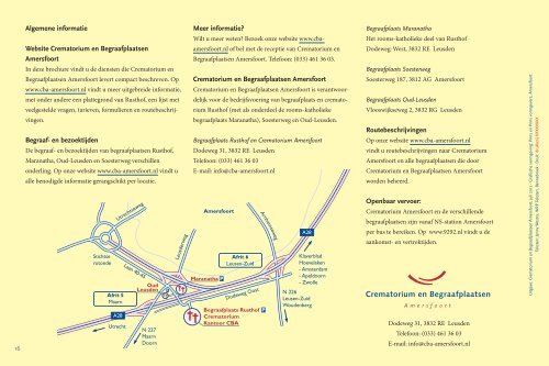 Brochure - Crematorium Amersfoort