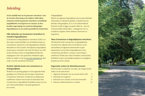 Brochure - Crematorium Amersfoort