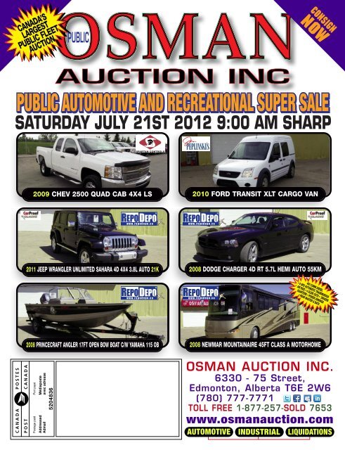 Osmanmar07 Auto Osman Auctions Inc