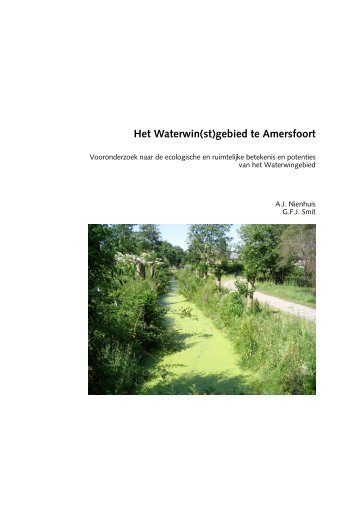 Het Waterwin(st)gebied te Amersfoort