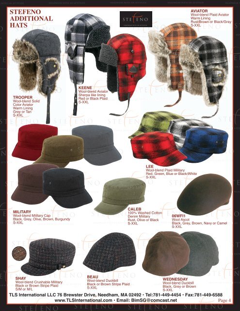 Fall 2012 - Stefeno Hats