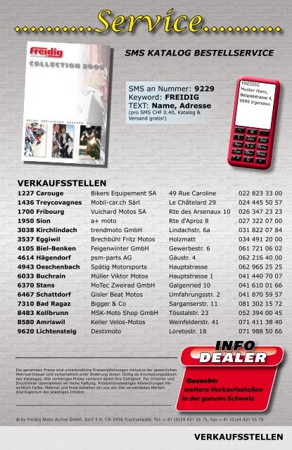 (SMS SERVICE) – AKTIONEN – NEUHEITEN ... - Trendmoto GmbH