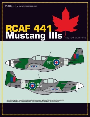 RCAF Mustang IIIs from May - July 1945 - IPMS Canada