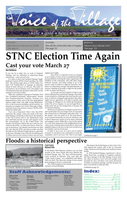 STNC Election Time Again - Voice of the Village