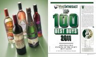 Top 100 Best Buys 2011 - Wine Enthusiast Magazine