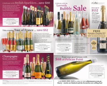 Bubbly Sale - Cellarmasters