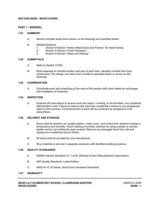 Complete Compiled Specification.pdf - Peck Ormsby Construction