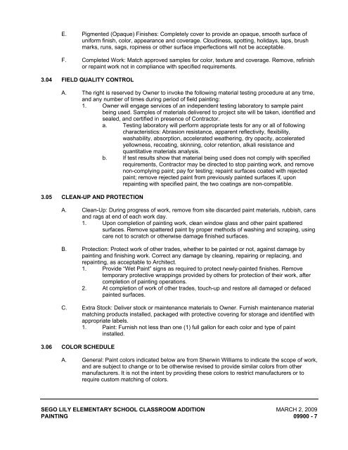 Complete Compiled Specification.pdf - Peck Ormsby Construction