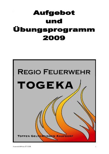 Feuerwehr2009.doc 07.12.08 1 - Toffen