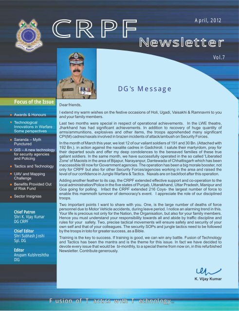 crpf news letter feb - Central Reserve Police Force