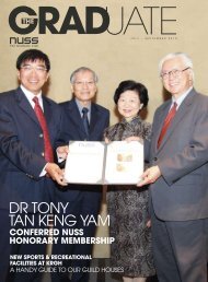 dr tonY tAn KEng YAm - NUSS