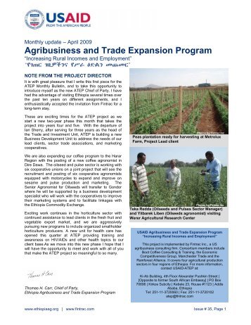 Agribusiness and Trade Expansion Program - Fintrac Inc.