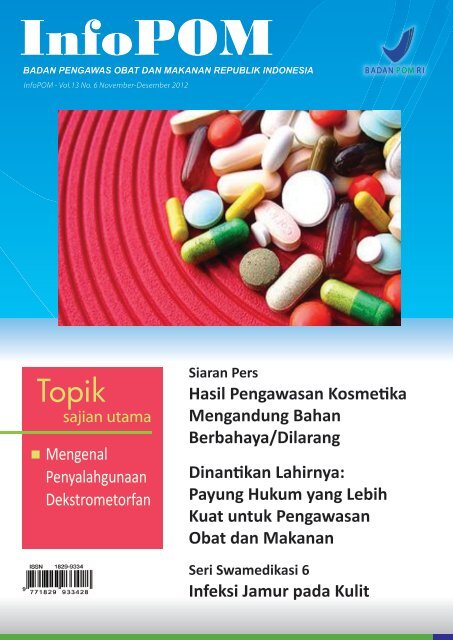 November - Desember 2012. Vol.13 No. 6 - Perpustakaan POM ...