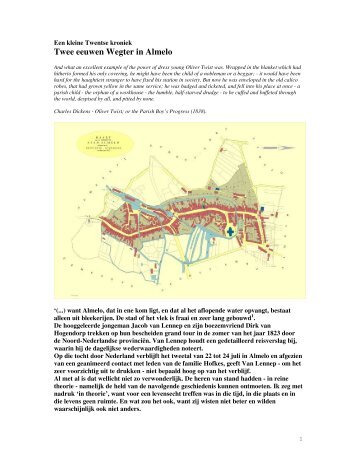 Twee eeuwen Wegter in Almelo - Nico van der Woude