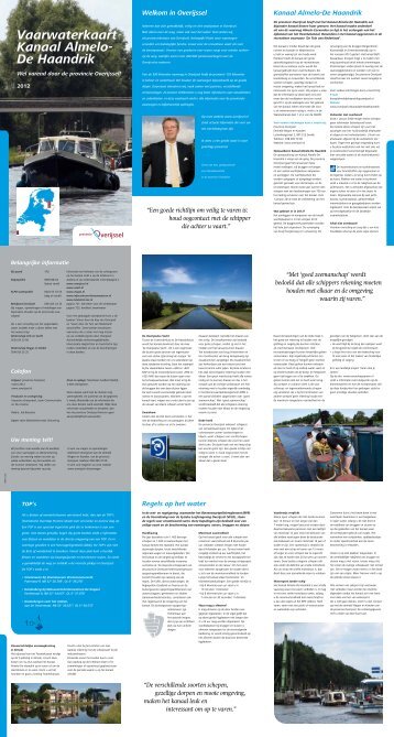 Vaarwaterkaart kanaal Almelo-de Haandrik.pdf - Provincie Overijssel
