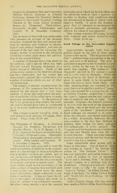 Vol. 60, 1909 - University of North Carolina at Chapel Hill