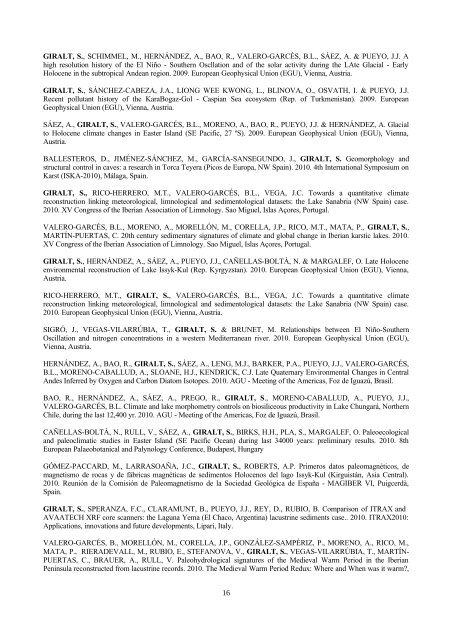 full curriculum vitae - Institut de Ciències de la Terra Jaume Almera