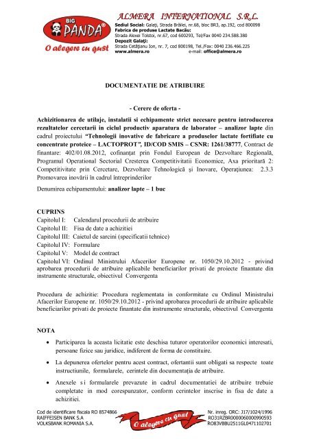 Fisa Achizitiei Analizor Laptedescarca Pdf Ul Lactoprot Almera