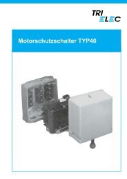 Motorschutzschalter TYP 40