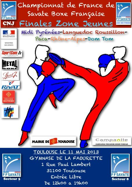 Finales Zone Jeunes - Ligue Rhône-Alpes de Savate Boxe Française