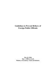 Guidelines to Prevent Bribery of Foreign Public Officials