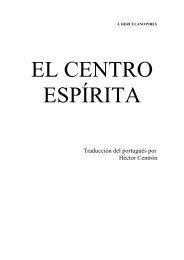 El centro espirita - Federación Espírita Española