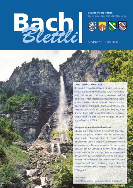 Blettli - Schwellenkorporationen Brienz