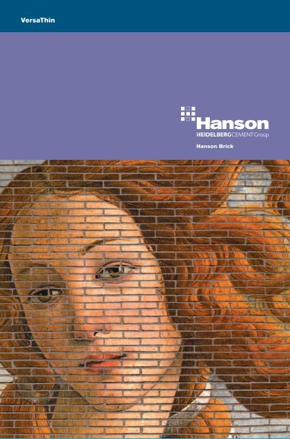 VersaThin Brochure - Hanson Brick