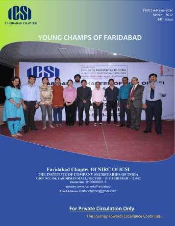 YOUNG CHAMPS OF FARIDABAD - Icsi