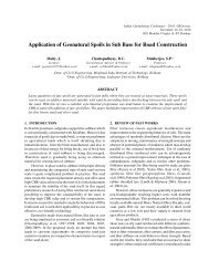 Application of Geonatural Spoils in Sub Base for Road Construction